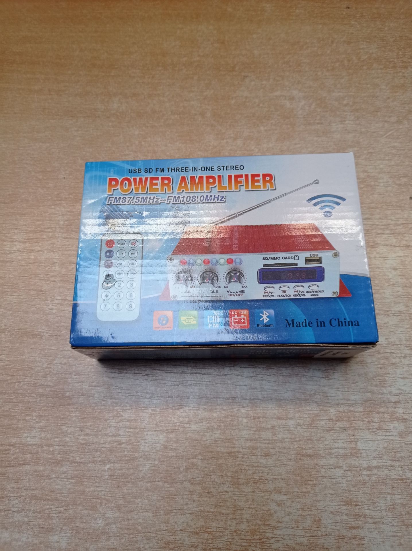 RRP £19.40 DollaTek 12V Hi-Fi Digital Stereo Audio Amplifier USB - Image 2 of 2