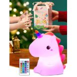 RRP £15.88 One Fire Unicorn Gifts for Girls Unicorn Night Light Kids