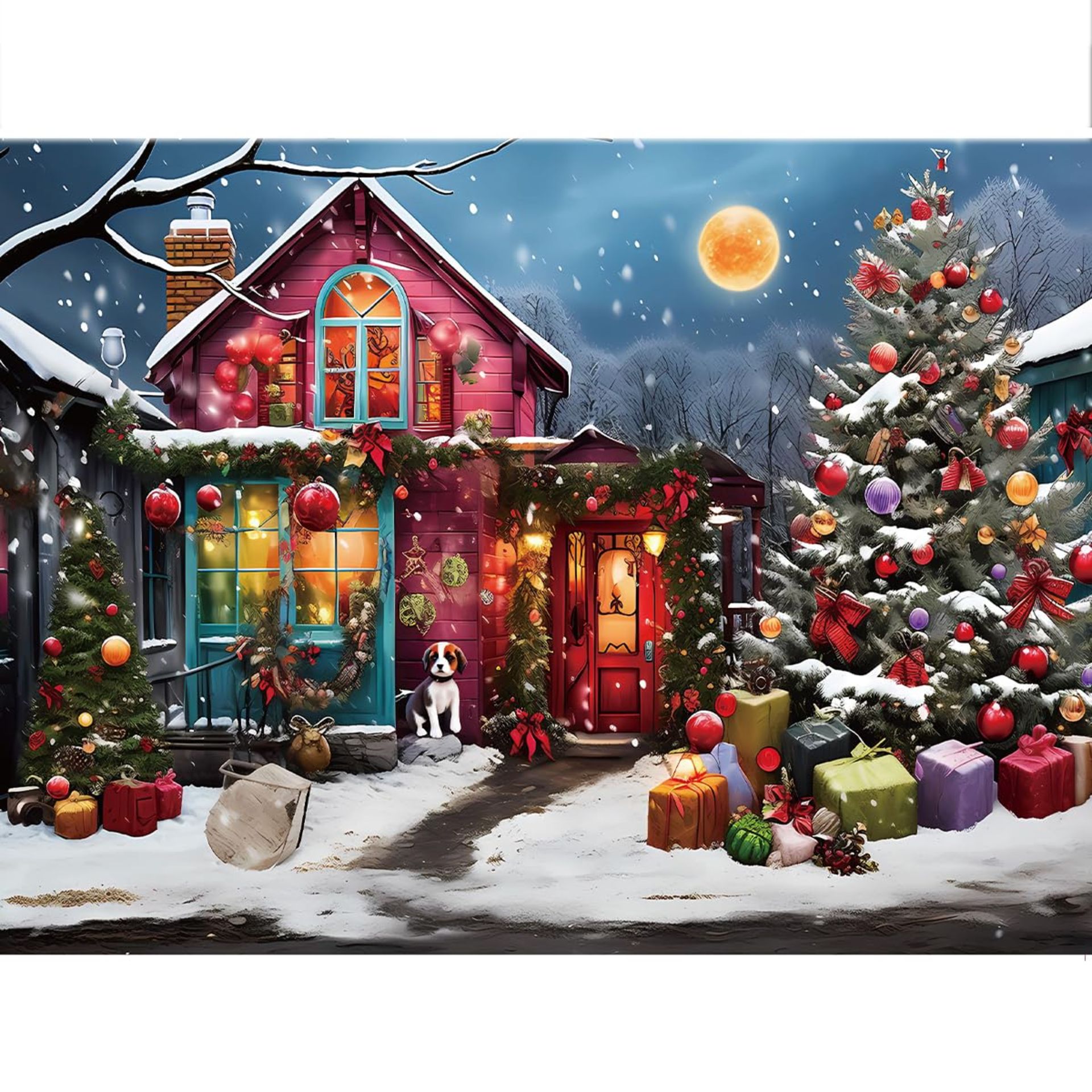 RRP £12.77 BRAND NEW STOCK Christmas Jigsaw Puzzle 1000 Piece for Adults
