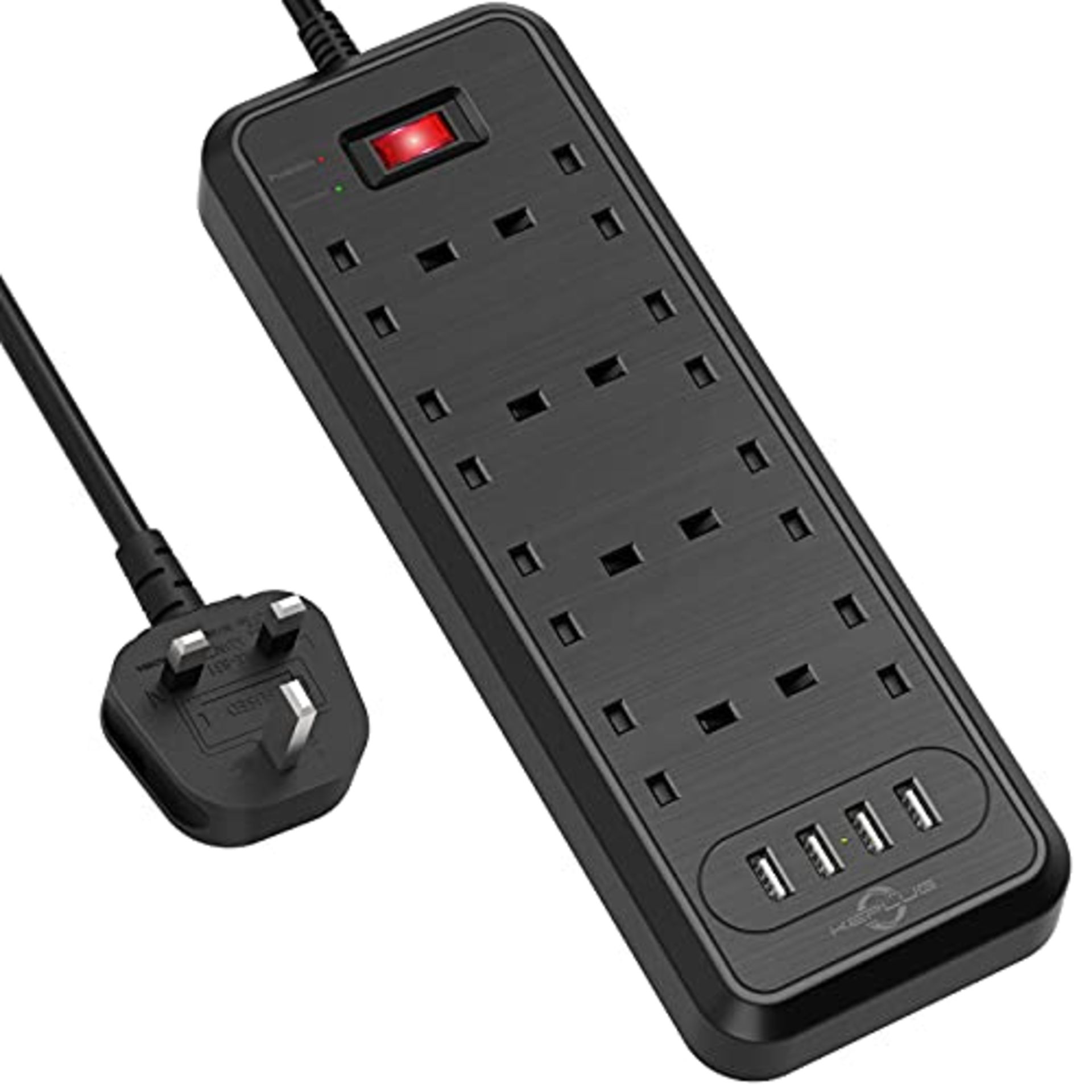 RRP £21.91 Surge Protected Extension Lead with USB Slots