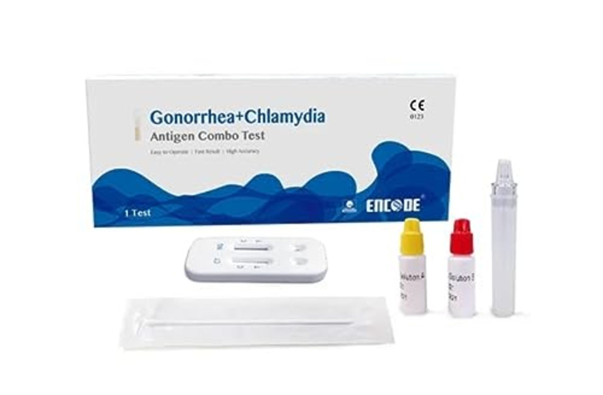 RRP £14.37 STI Home Test Kit for Chlamydia & Gonorrhoea Screening