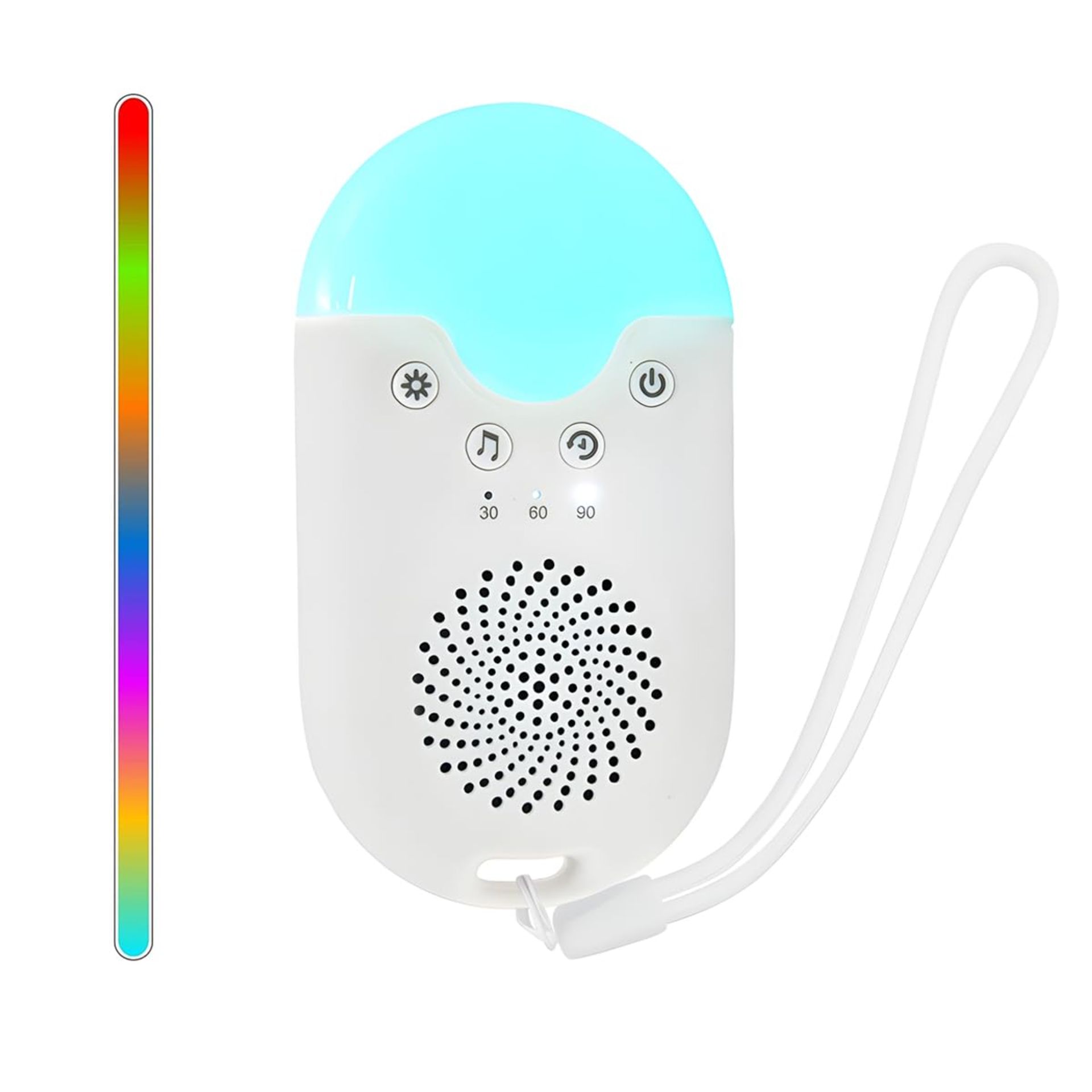 RRP £11.40 Portable White Noise Machine Baby Night Light