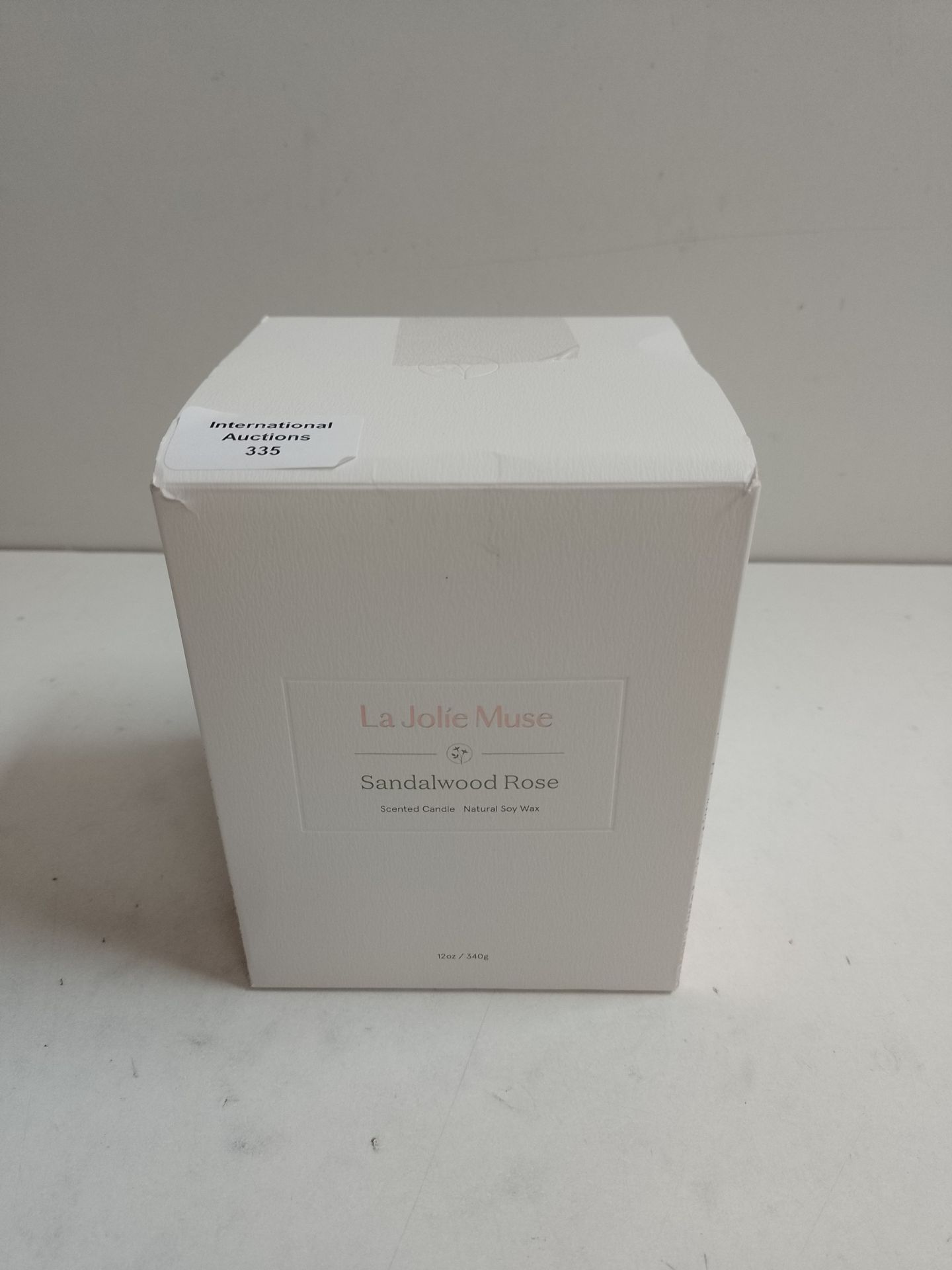 RRP £22.30 La Jolie Muse Rose Scented Candle Gifts for Women - Image 2 of 2