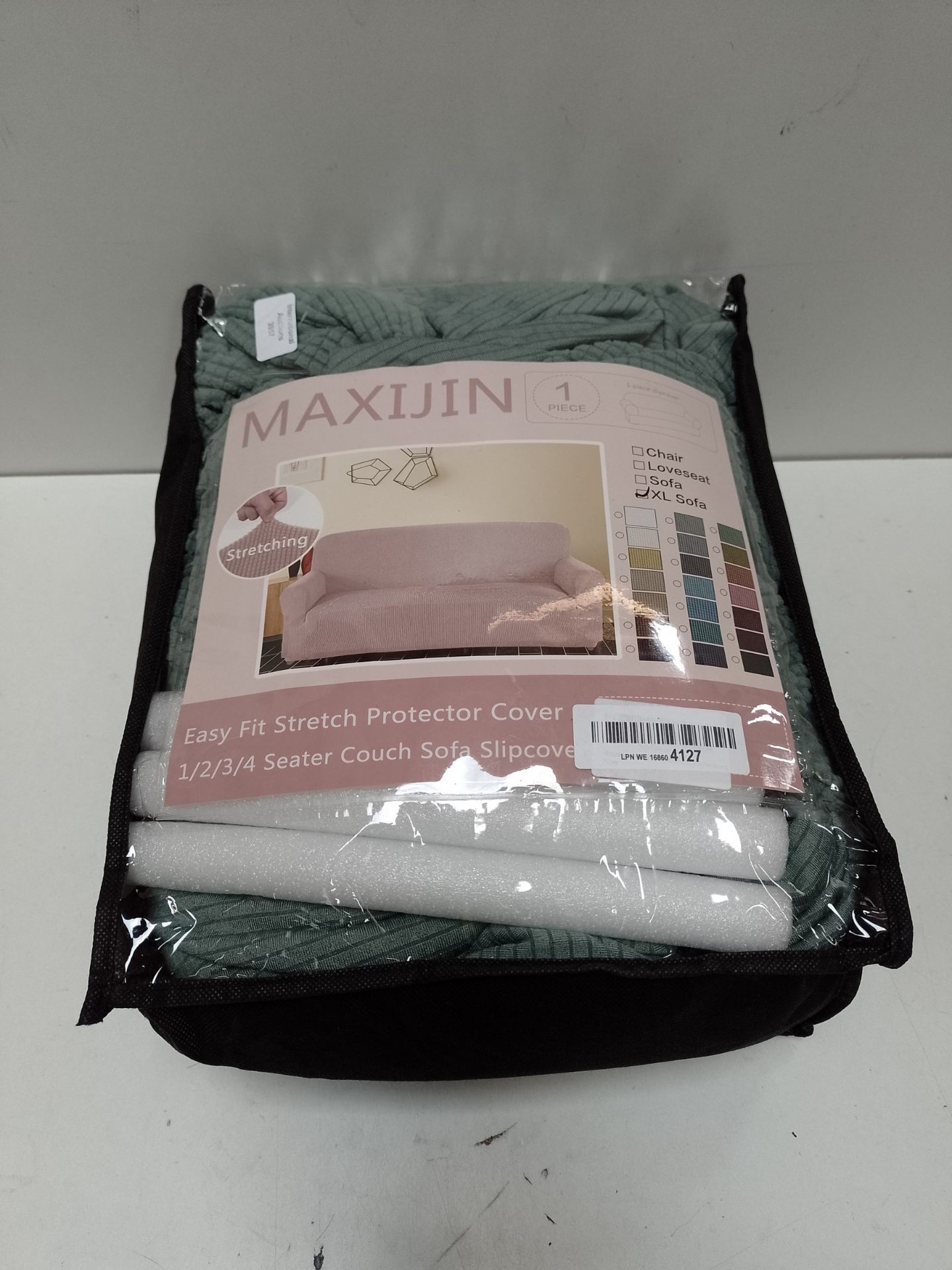 RRP £49.07 MAXIJIN Super Stretch Couch Cover for 4 Seater Couch - Image 2 of 2