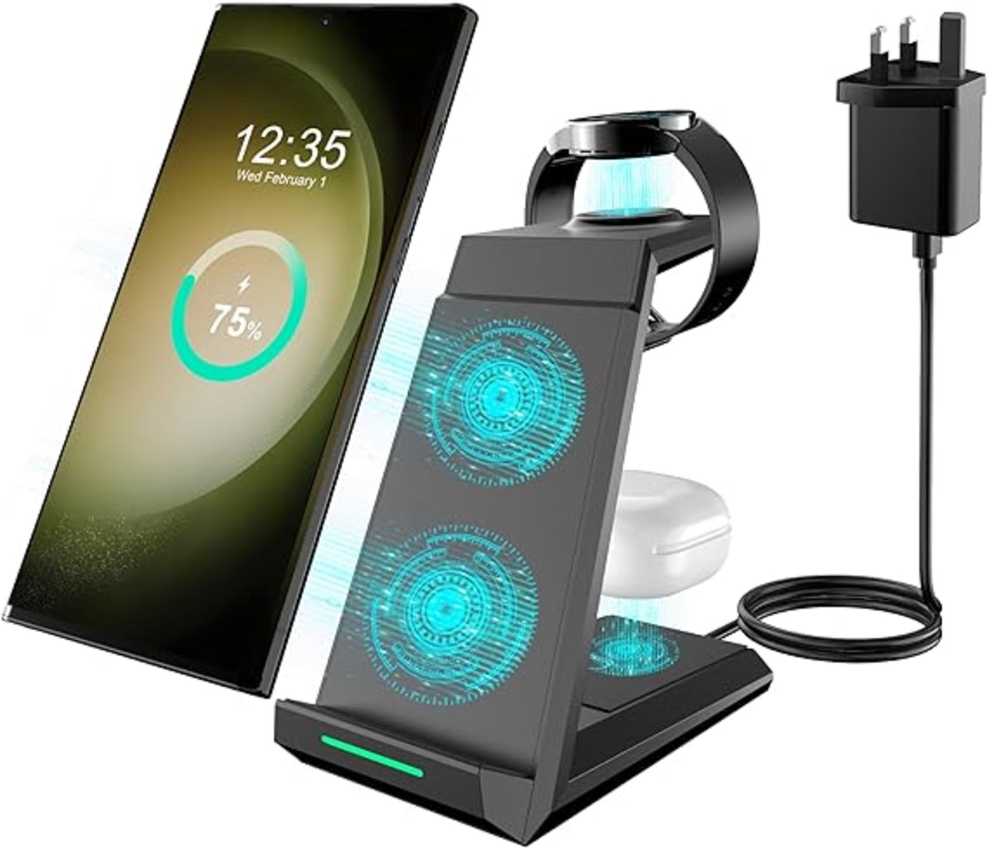 RRP £27.65 Wireless Charging Station for Samsung