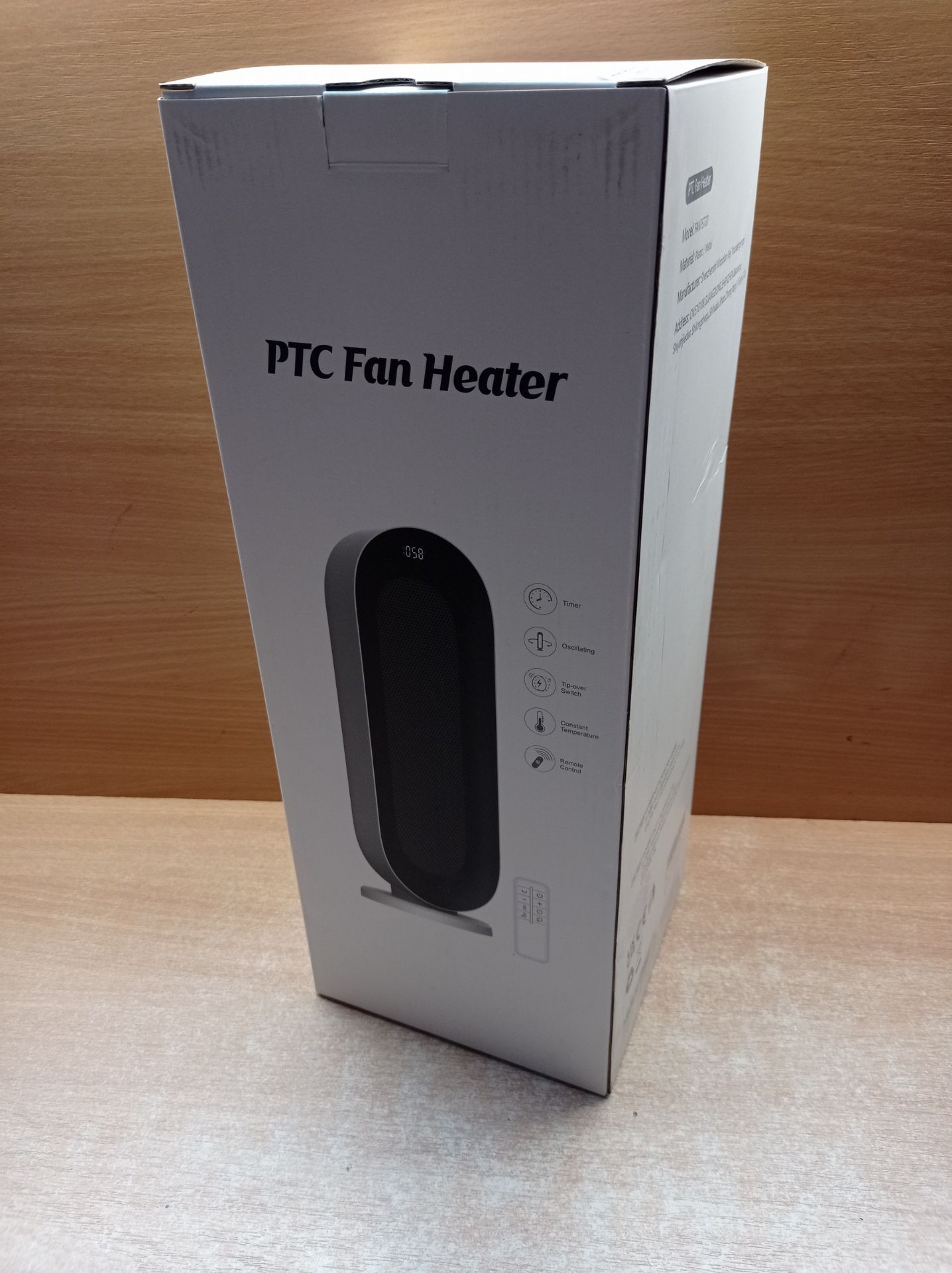 RRP £38.78 Fan Heaters for Home - Image 2 of 2
