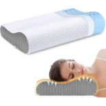 RRP £26.19 Ecosafeter 2024 New Upgrade Memory Foam Pillow- Cervical