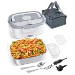 RRP £22.80 Andmenow 65W Electric Lunch Box[2024 Update] Truck Car Food Warmer