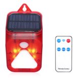 RRP £22.82 Daytech Solar Sound & Light Alarm Motion Sensor 110dB