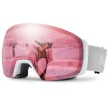 RRP £45.65 CARFIA OTG Ski Goggles for Womens Girls with Small Face