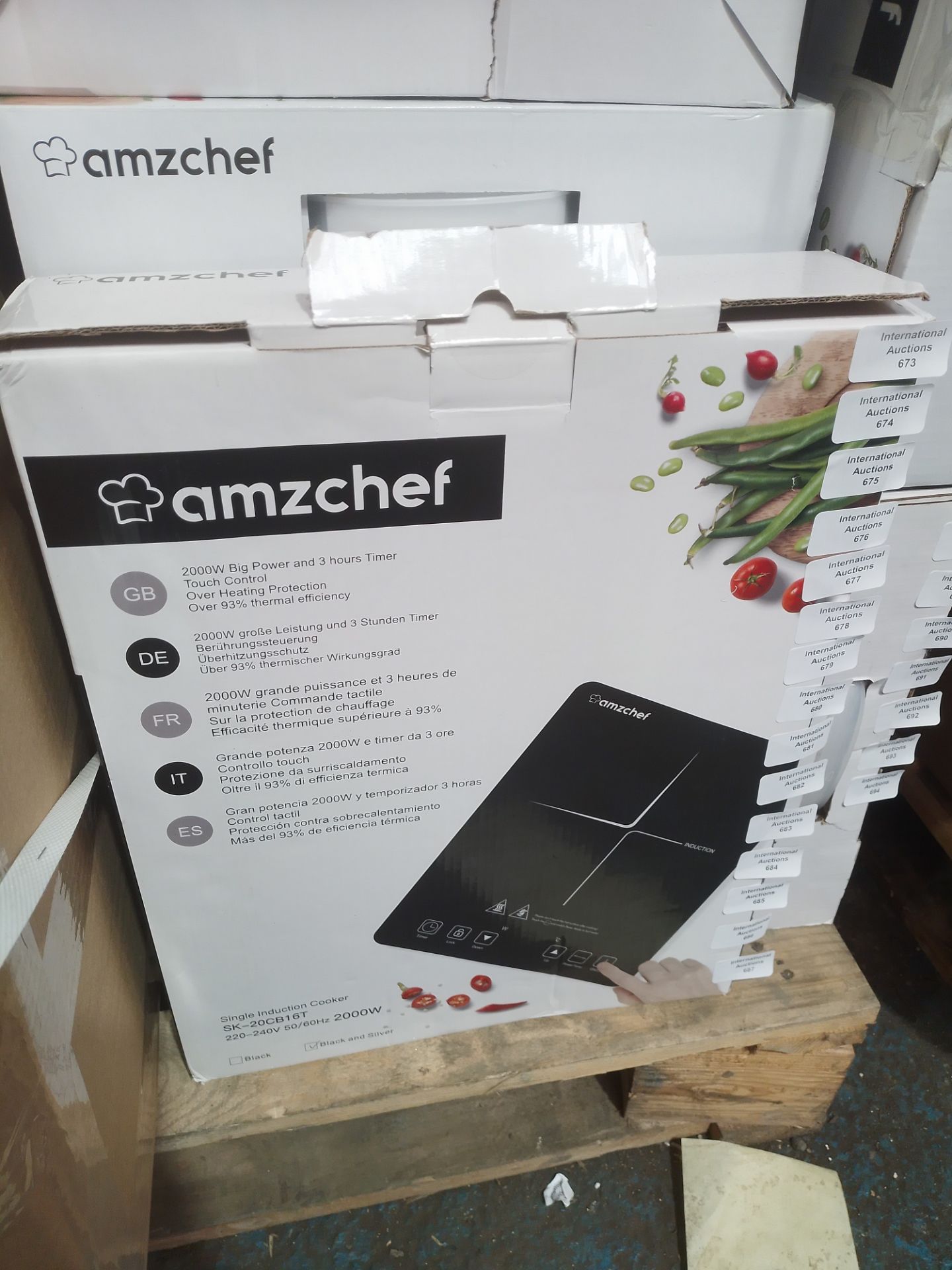 RRP £48.51 AMZCHEF Single Induction Cooker - Image 2 of 2