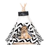 RRP £36.52 Pet Teepee Tents 60x60x70cm Dogs & Cats Bed Pet Play