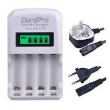 RRP £15.96 4-Slots Speedy DuraPro LCD Display Battery Charger