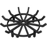 RRP £23.74 Amagabeli 24in Fire Grates for Open Fires Wrought Iron
