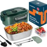 RRP £28.52 TRAVELISIMO Electric Lunch Box Food Heater 80W 1.5L
