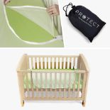 RRP £21.51 Luigi's Mosquito Net for Cot Bed & Crib - Insect and Cat Net - Zipper for Quick