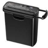 RRP £28.52 Bonsaii 6-Sheet Strip-Cut Paper Shredder