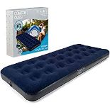 RRP £20.54 Comfort Quest Single 449755 Inflatable Blow Up Camping Mattress Guest Air Bed