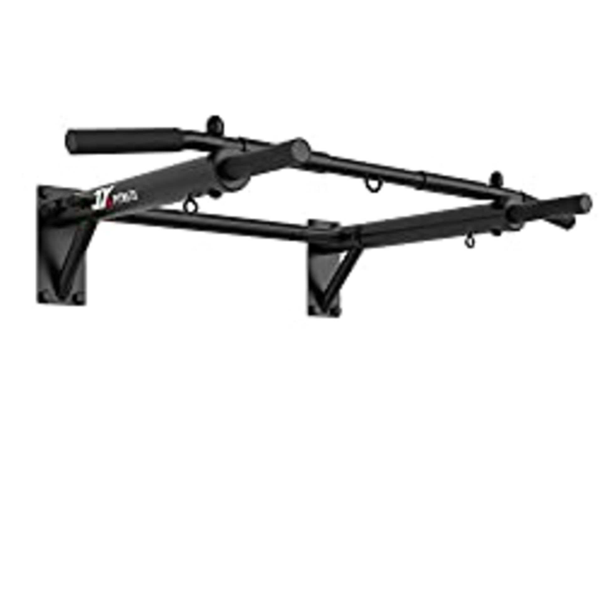 RRP £51.38 JX FITNESS Pull Up Bar Wall Mounted Chin Up Bar Home
