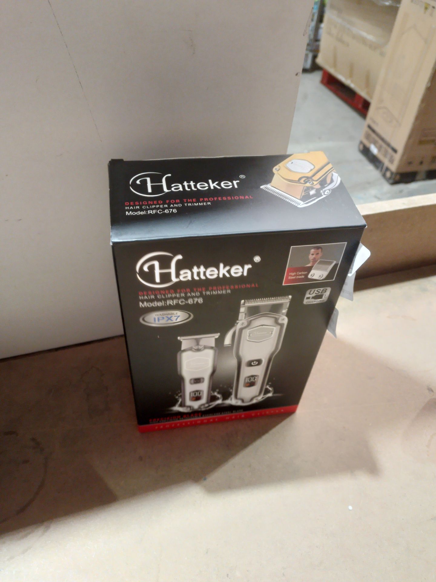 RRP £45.65 Hatteker Hair Clipper & Trimmer Set for Men IPX7 Waterproof - Image 2 of 2