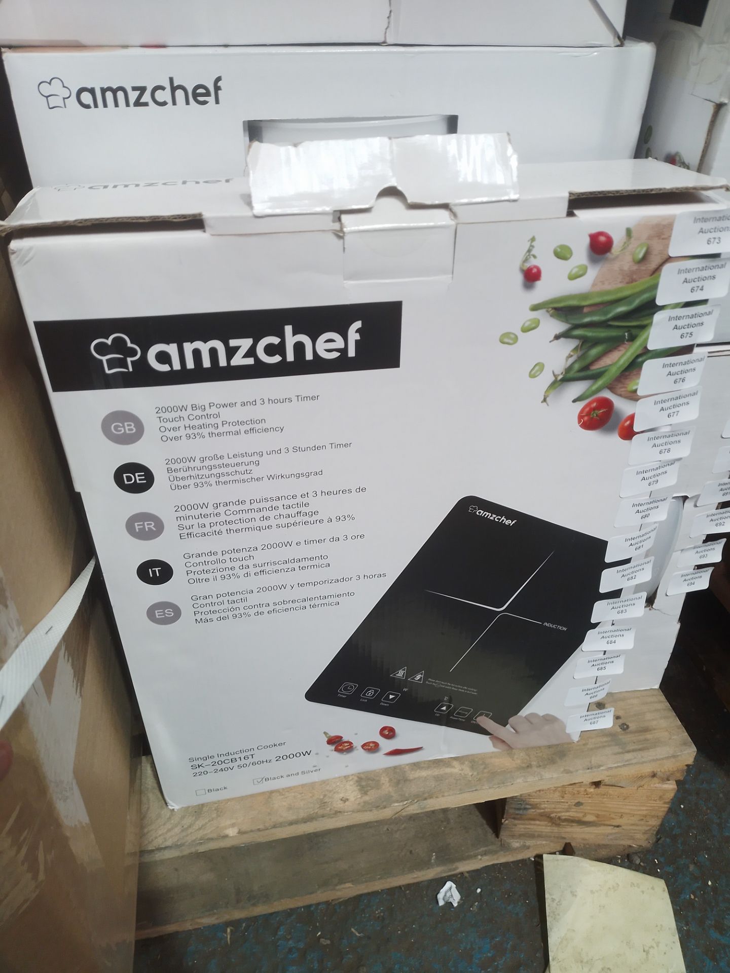 RRP £48.51 AMZCHEF Single Induction Cooker - Image 2 of 2