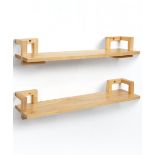 RRP £37.66 Gronda Wood Floating Shelf Set of 2