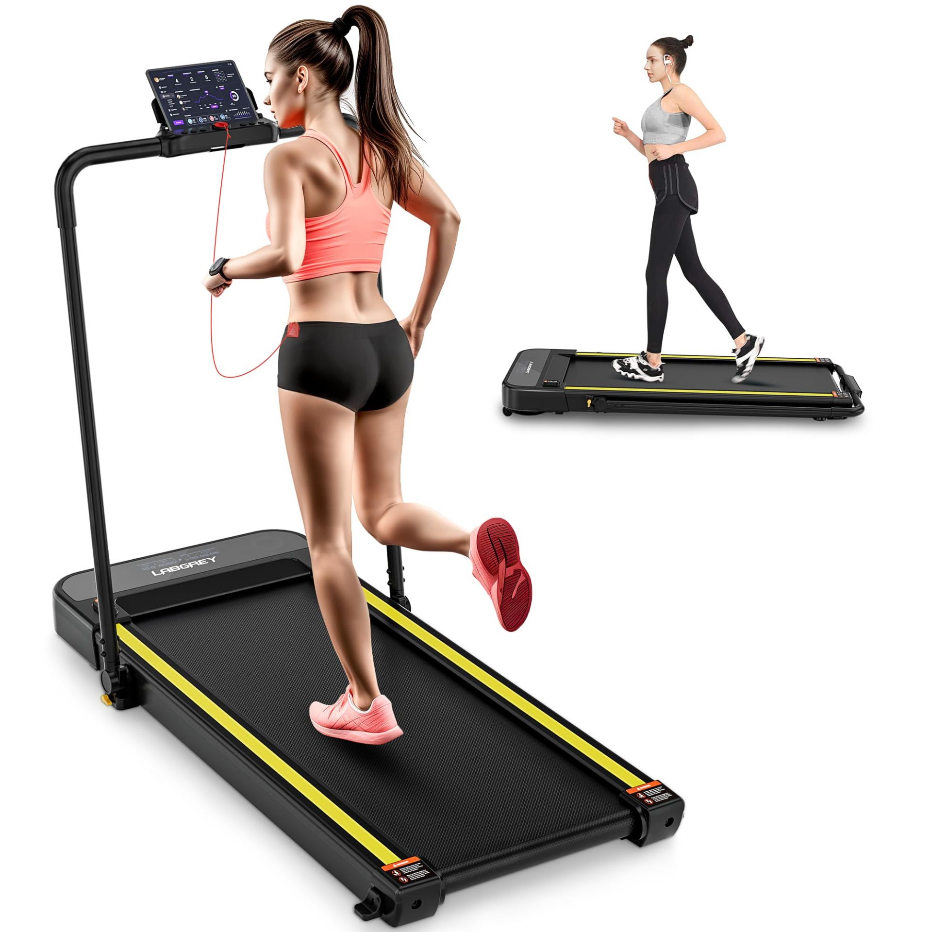 RRP £258.44 LABGREY Folding Treadmill