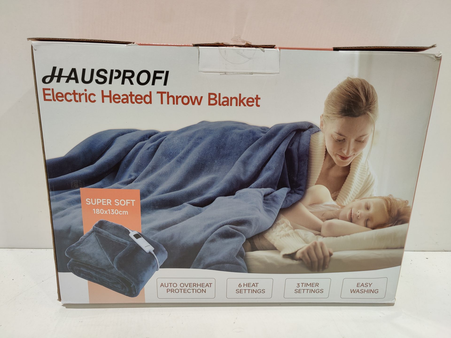 RRP £41.40 HAUSPROFI Electric Heated Throw Blanket - Image 2 of 2