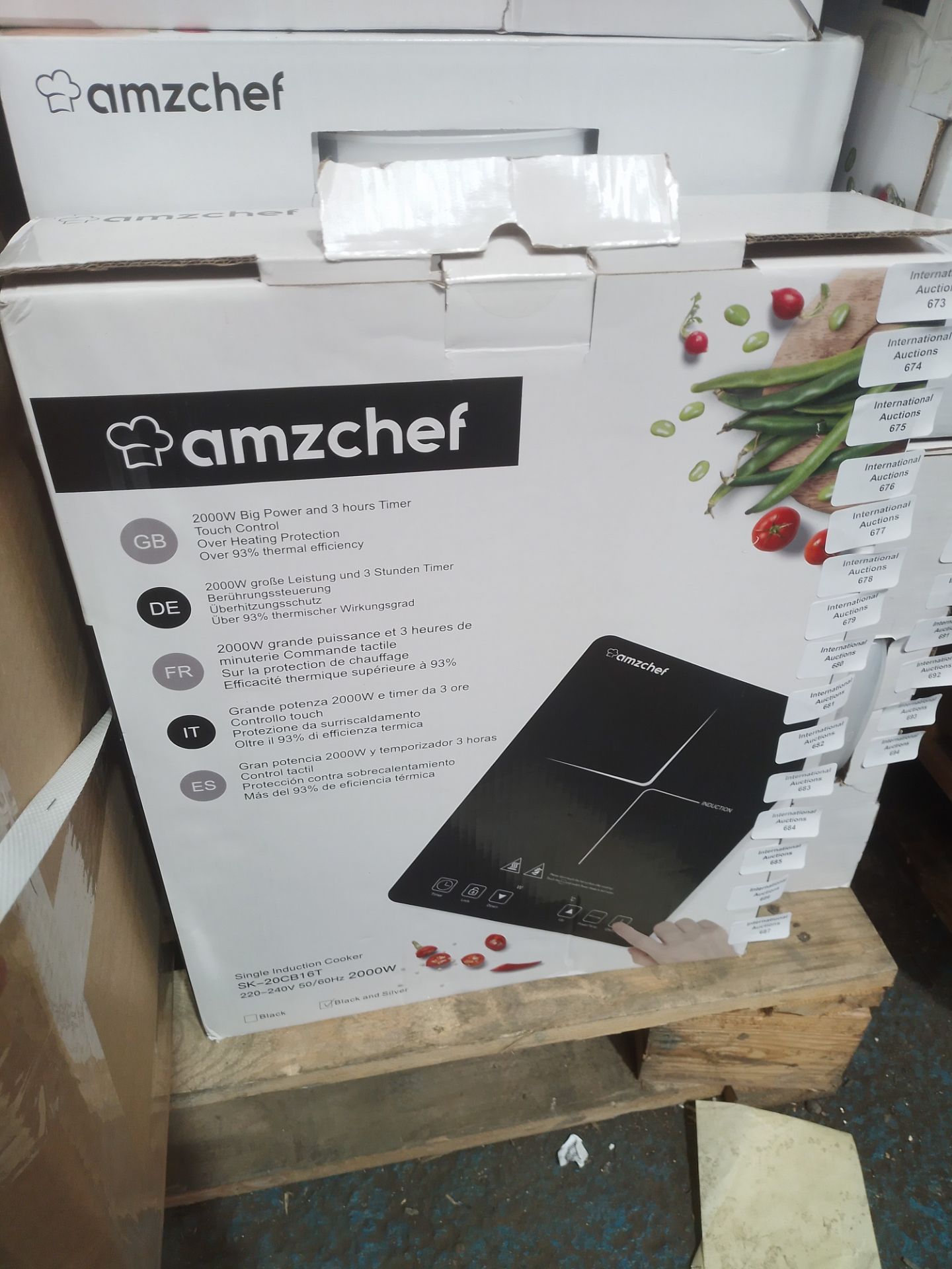 RRP £48.51 AMZCHEF Single Induction Cooker - Image 2 of 2