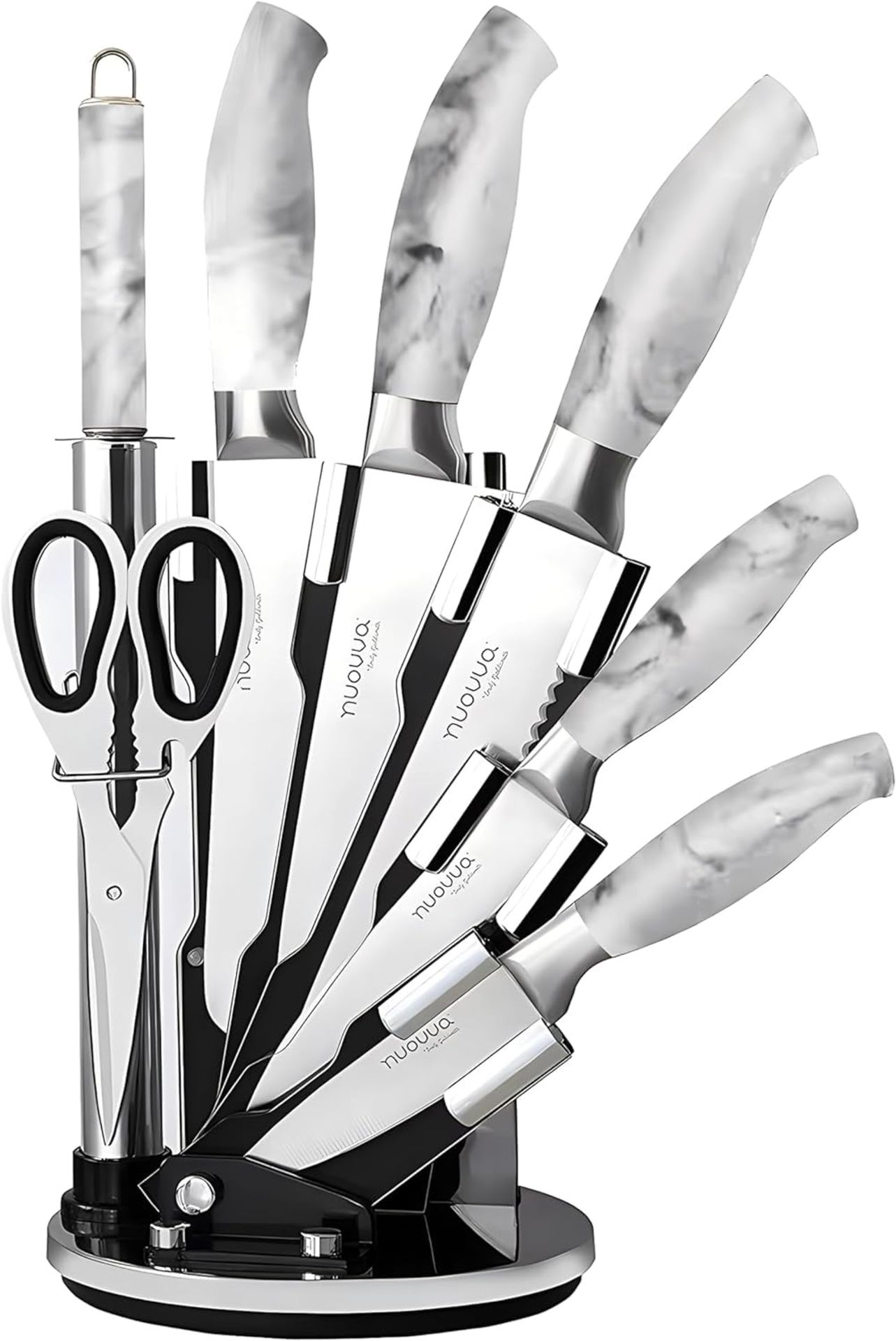 RRP £33.95 Kitchen Knife Set with Block