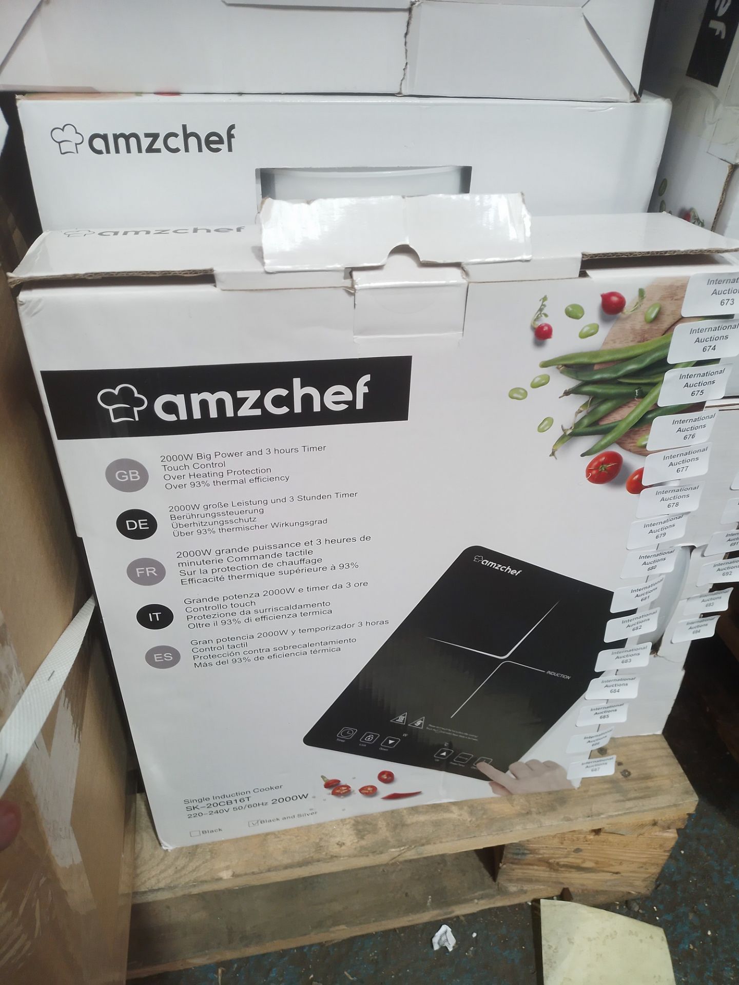 RRP £48.51 AMZCHEF Single Induction Cooker - Image 2 of 2