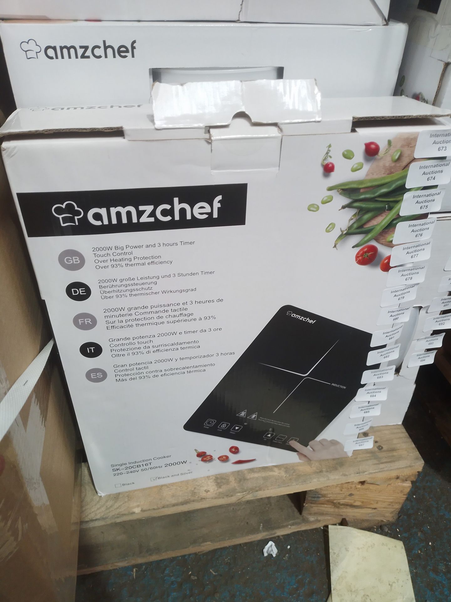 RRP £48.51 AMZCHEF Single Induction Cooker - Image 2 of 2