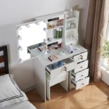 RRP £194.07 Saimeihome Dressing Table with Mirror and Stool