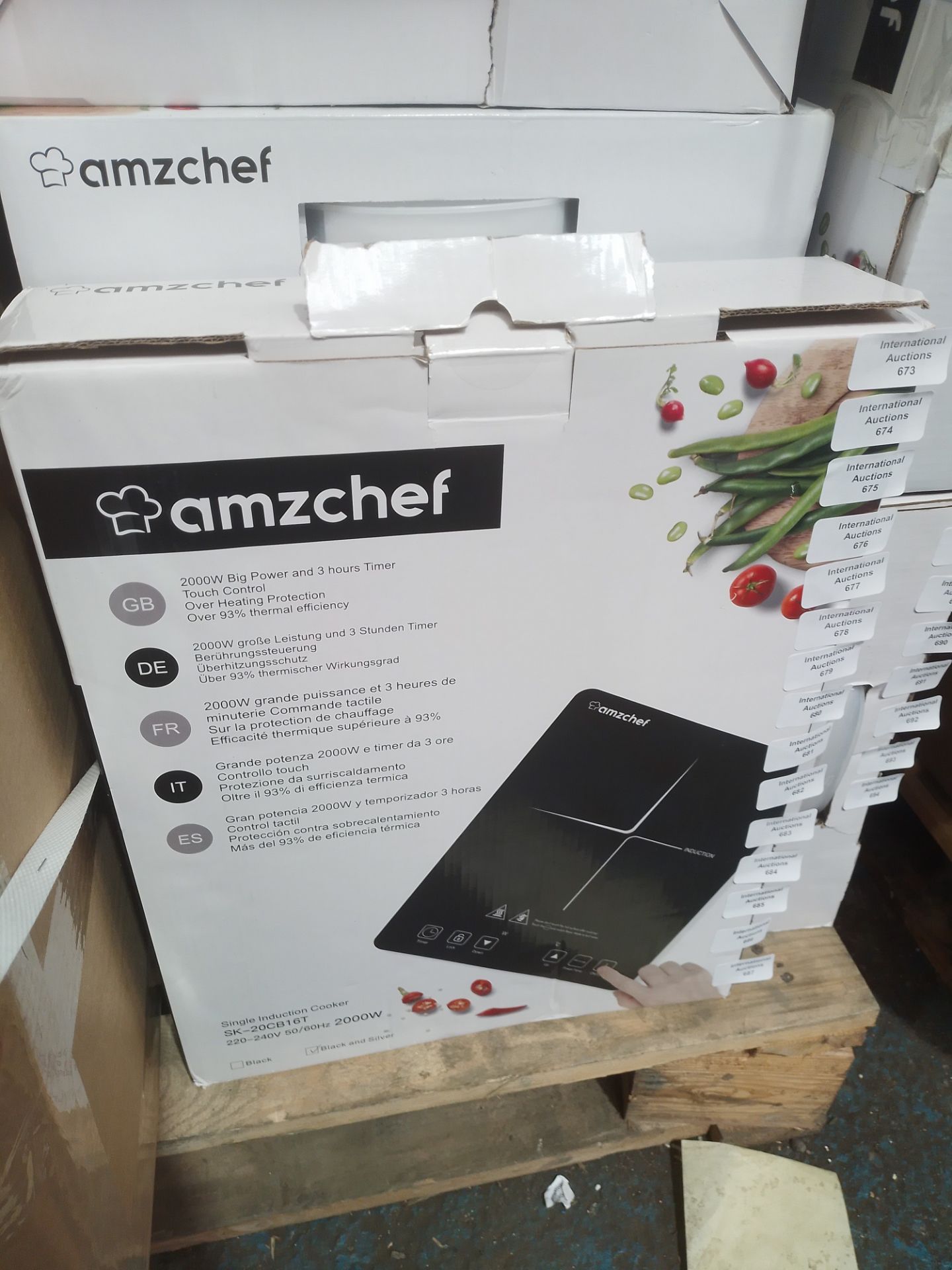 RRP £48.51 AMZCHEF Single Induction Cooker - Image 2 of 2