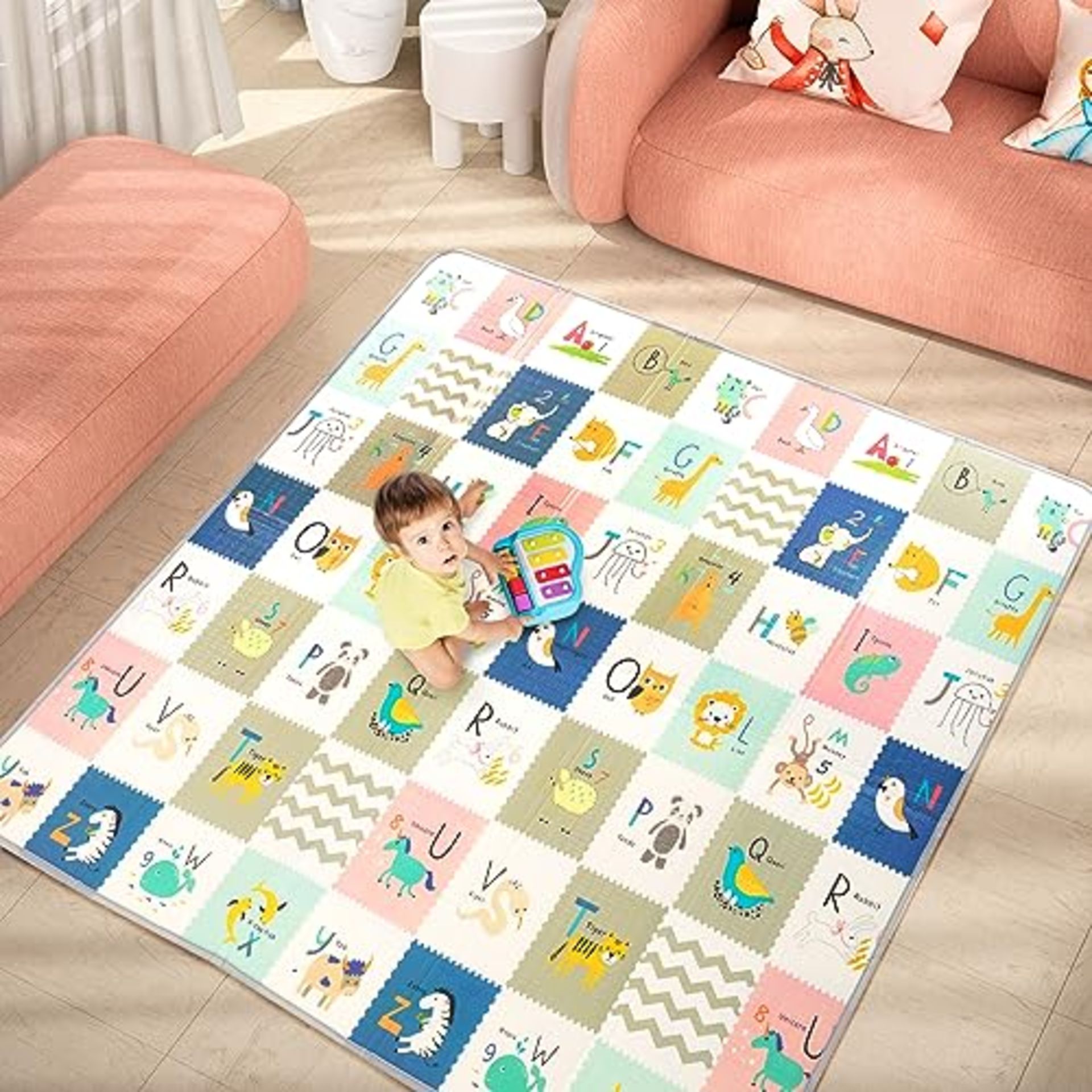 RRP £37.66 Baby Play Mat-Folding XPE Crawling Mat for Floor Foam