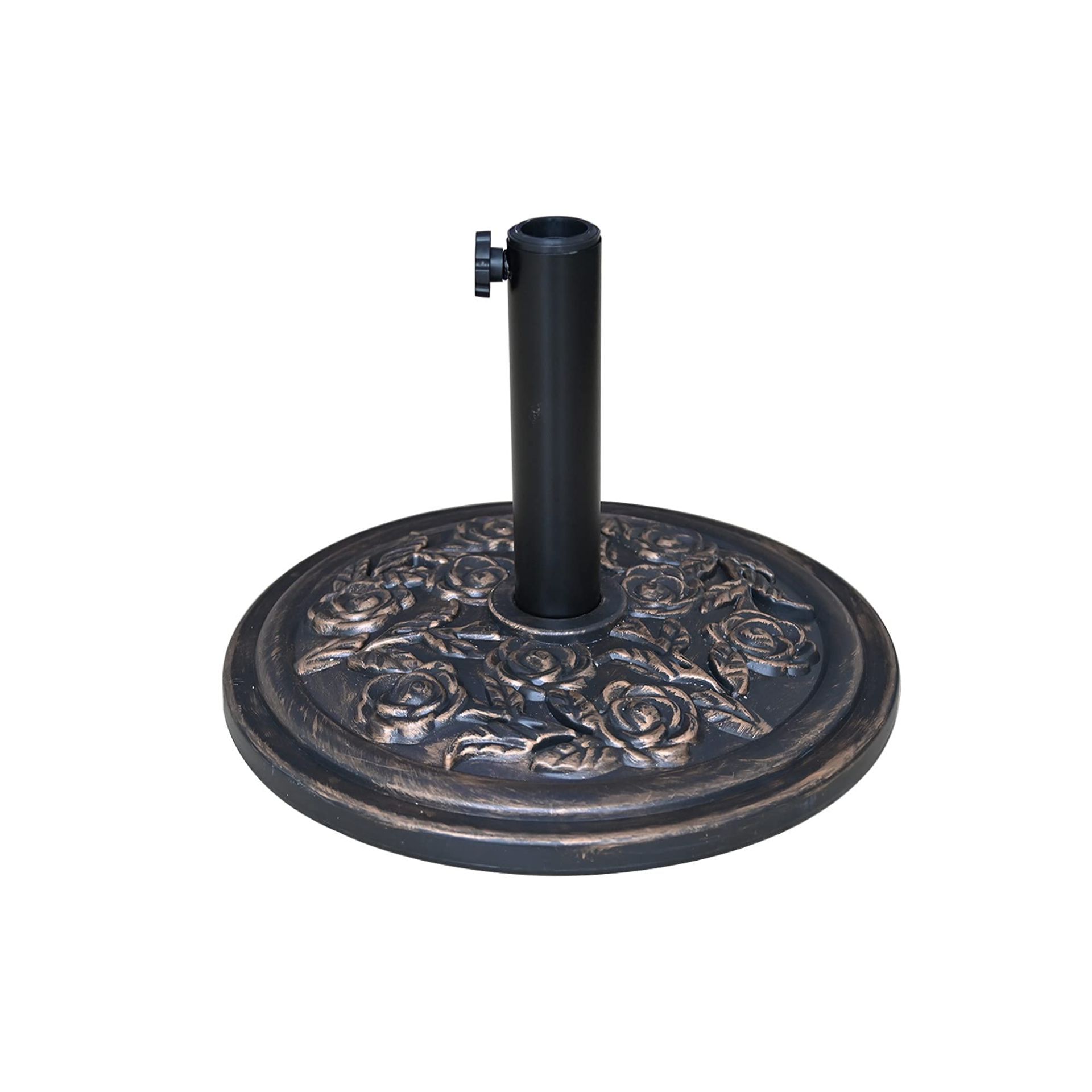 RRP £25.10 Ram 10kg Heavy Duty Cast Cement Parasol Base with