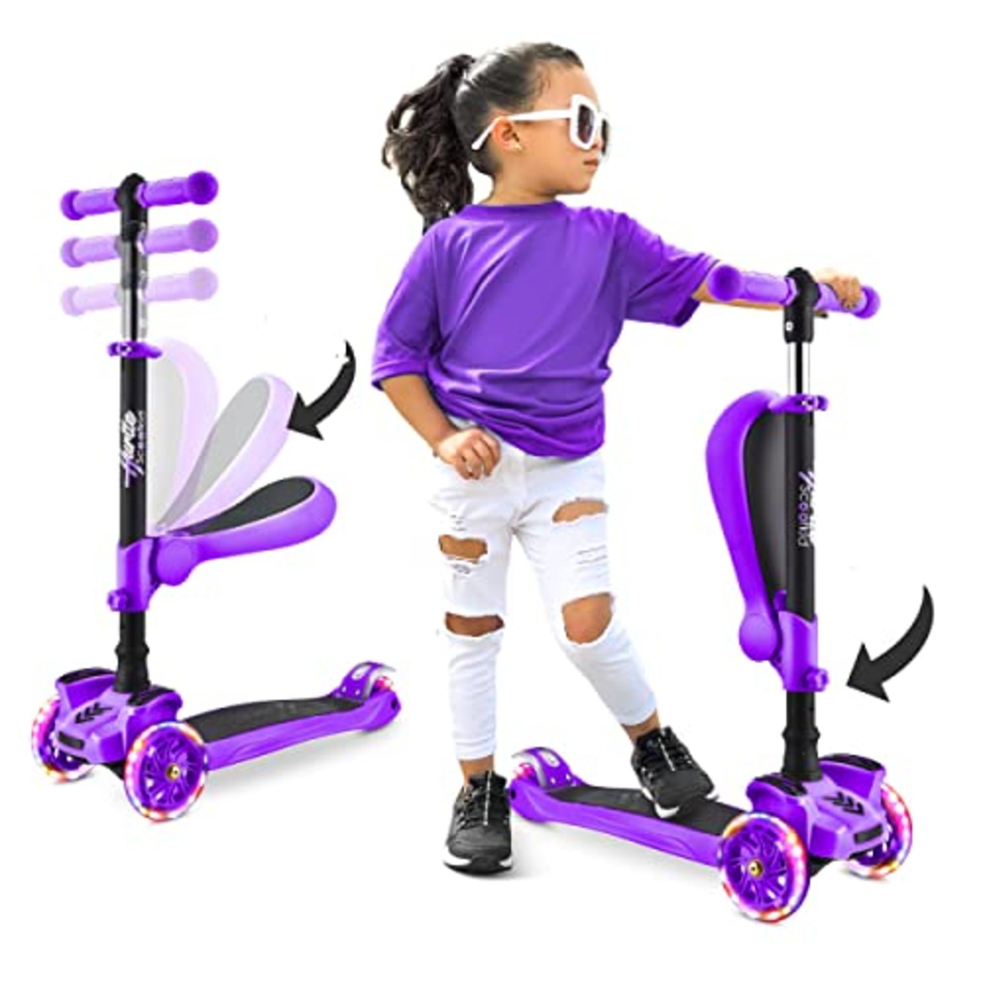 RRP £53.99 3 Wheeled Scooter for Kids