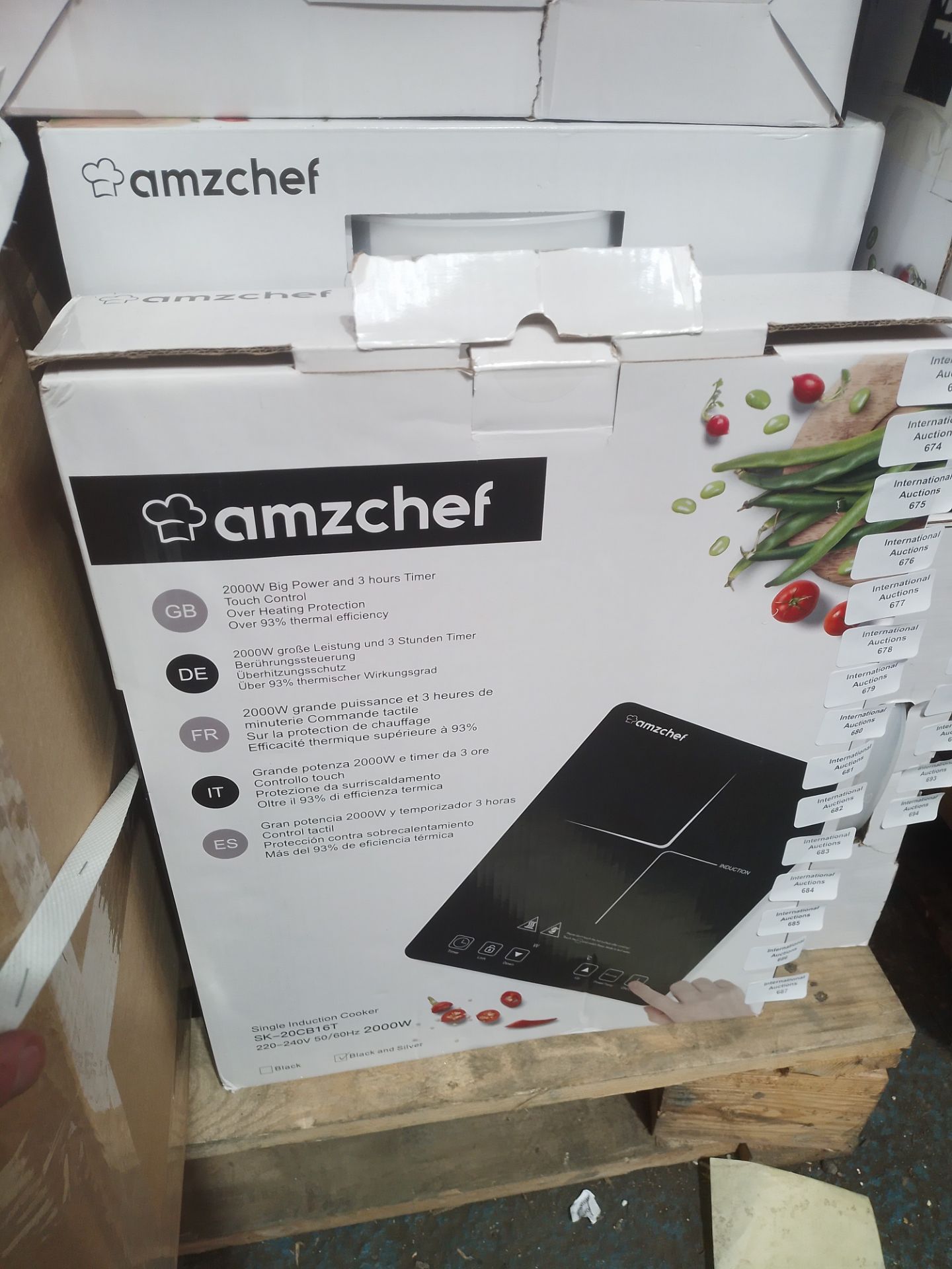 RRP £48.51 AMZCHEF Single Induction Cooker - Image 2 of 2