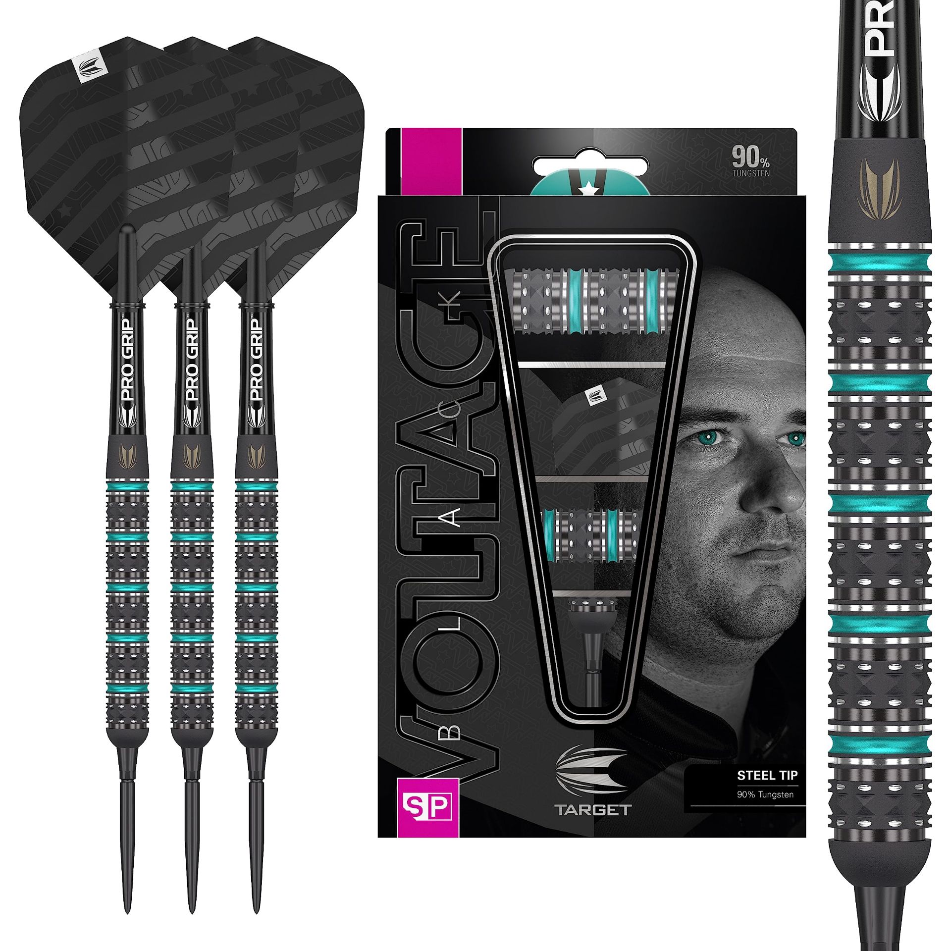 RRP £90.52 TARGET Darts Rob Cross Black Edition 22G 90% Tungsten