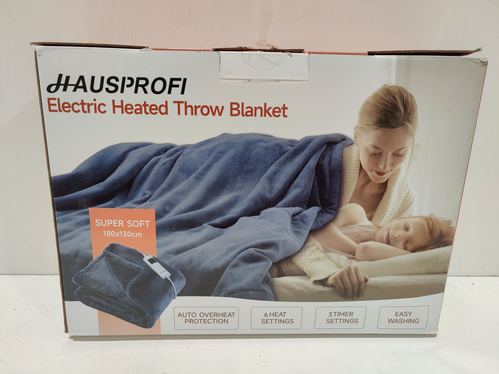 RRP £41.40 HAUSPROFI Electric Heated Throw Blanket - Image 2 of 2