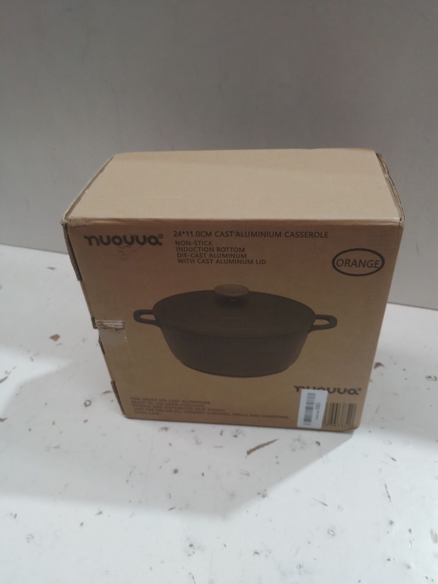 RRP £38.80 Casserole Dishes with Lid Oven Proof Non Stick - Image 2 of 2