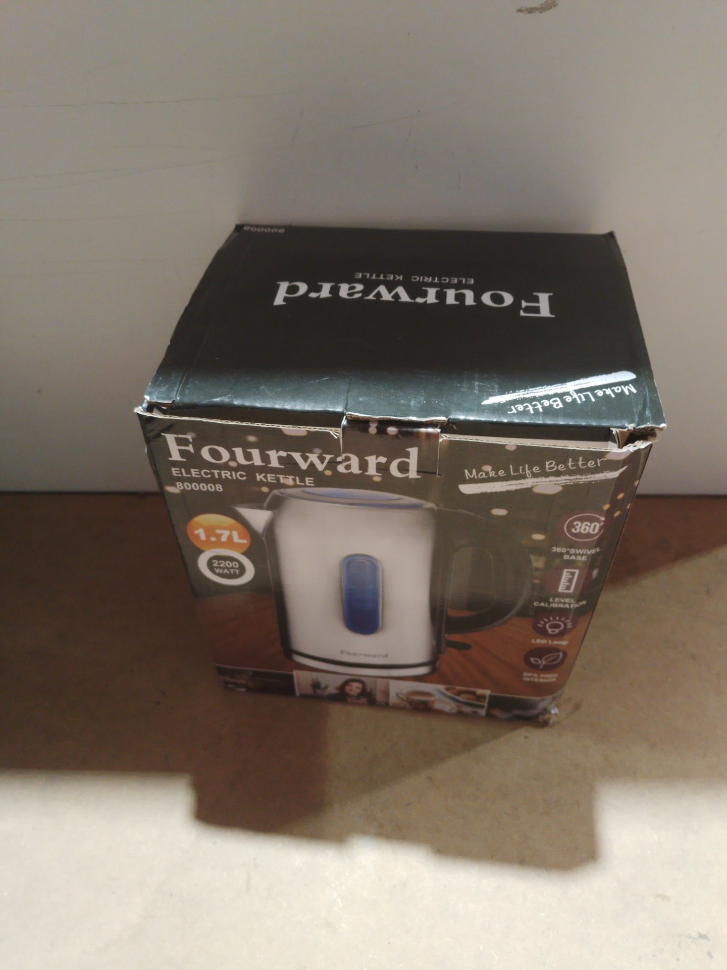 RRP £22.70 Fourward Fast Boil Electric Kettles - Image 2 of 2