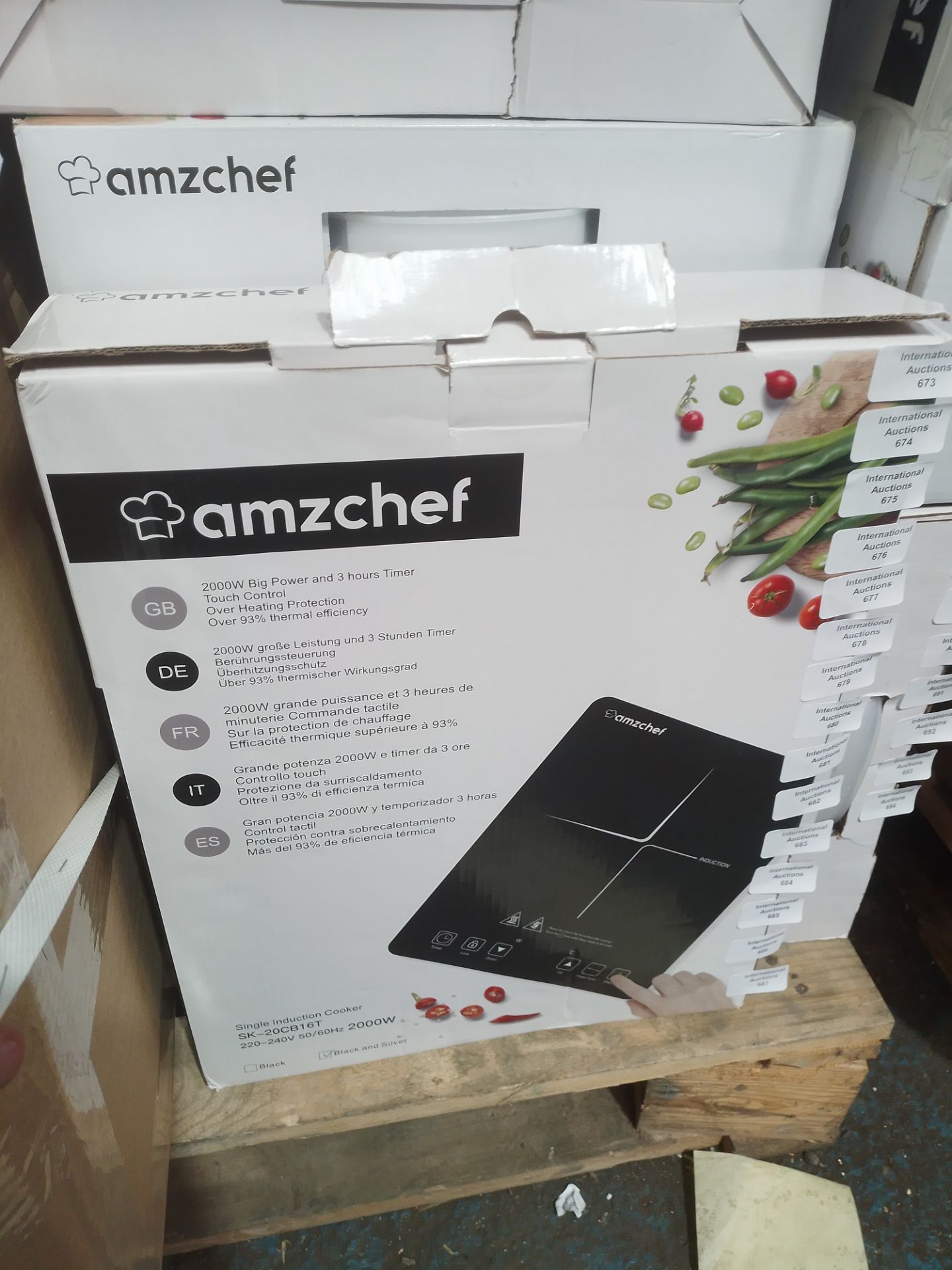 RRP £48.51 AMZCHEF Single Induction Cooker - Image 2 of 2