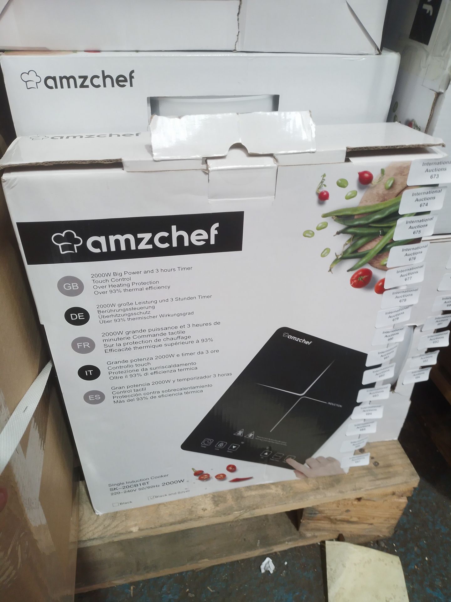 RRP £48.51 AMZCHEF Single Induction Cooker - Image 2 of 2