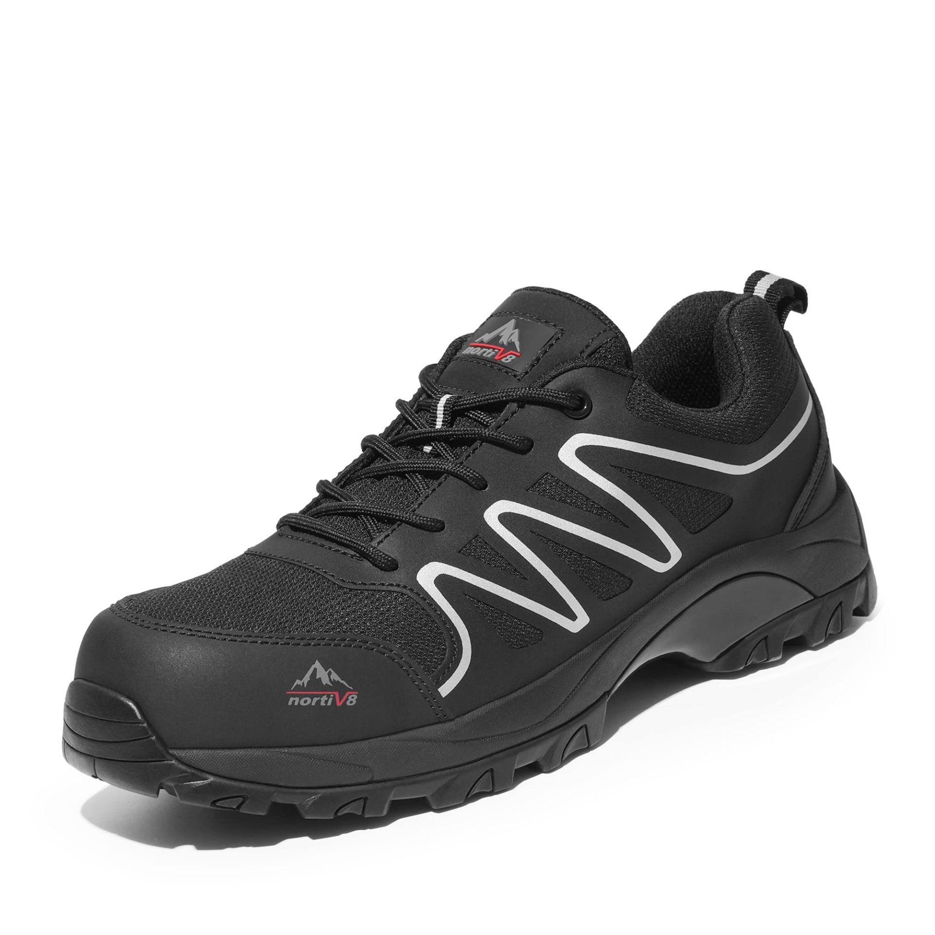 RRP £21.66 NORTIV 8 Mens Safety Trainers Fiberglass Toe Cap Sneakers