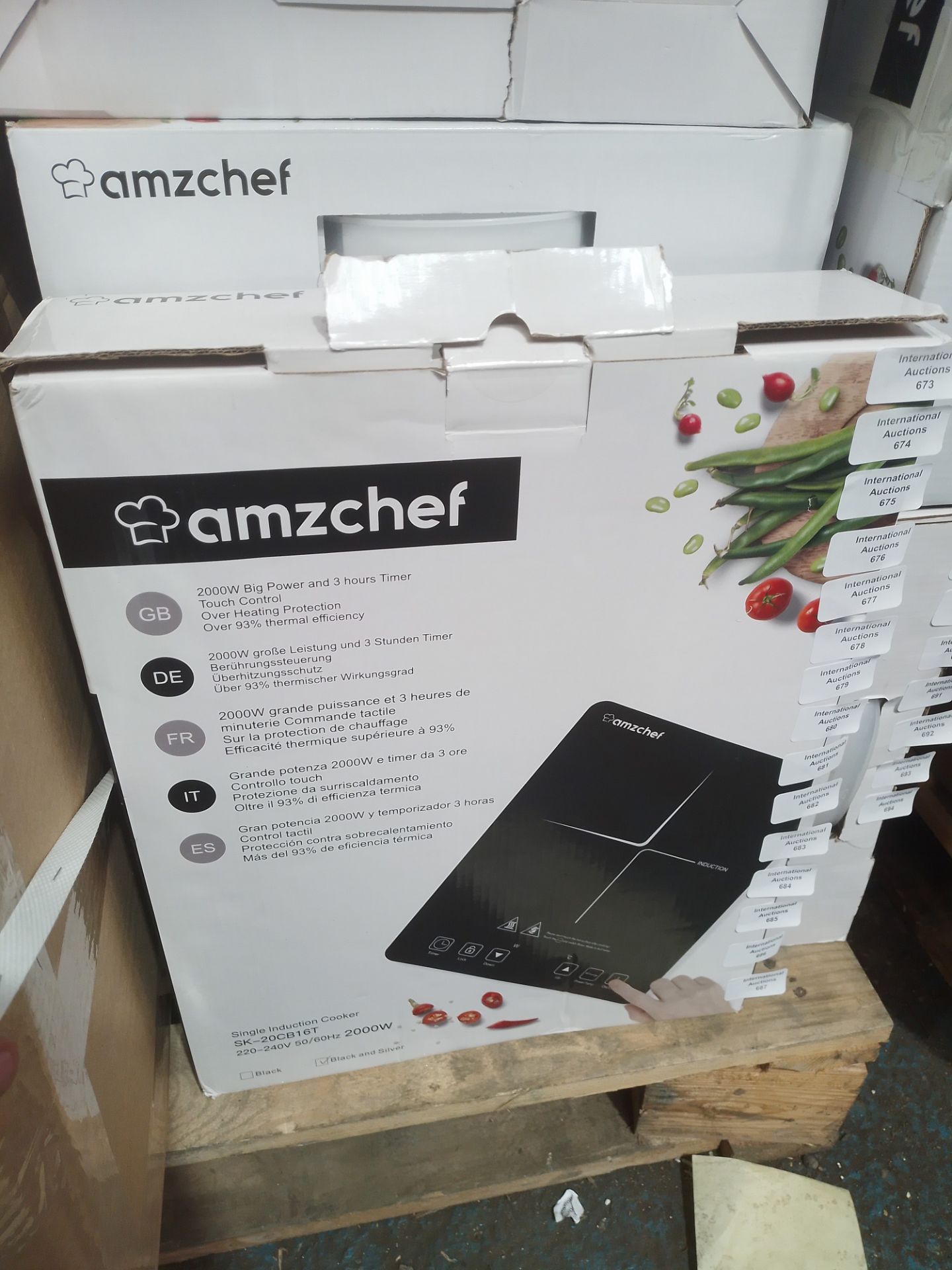 RRP £48.51 AMZCHEF Single Induction Cooker - Image 2 of 2