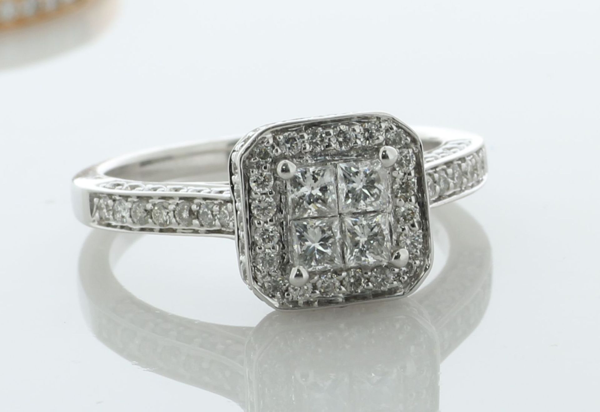 18ct White Gold Diamond Bridal Three Ring Set 2.00 Carats - Valued By AGI £7,250.00 - A stunning - Image 3 of 7