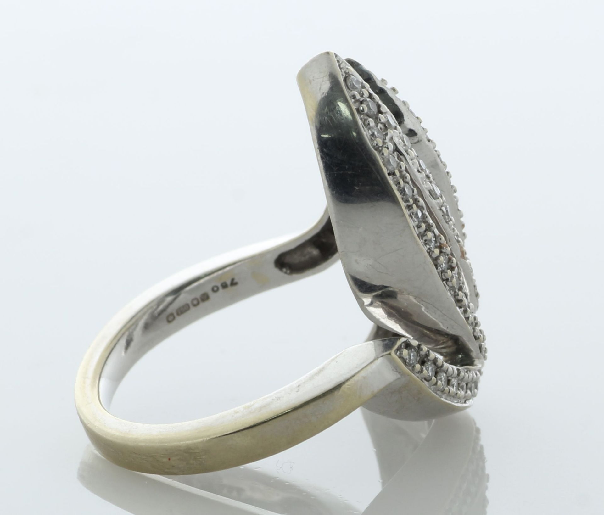 18ct White Gold Diamond Lightening Scribble Ring 1.00 Carats - Valued By AGI £3,995.00 - This - Image 4 of 6