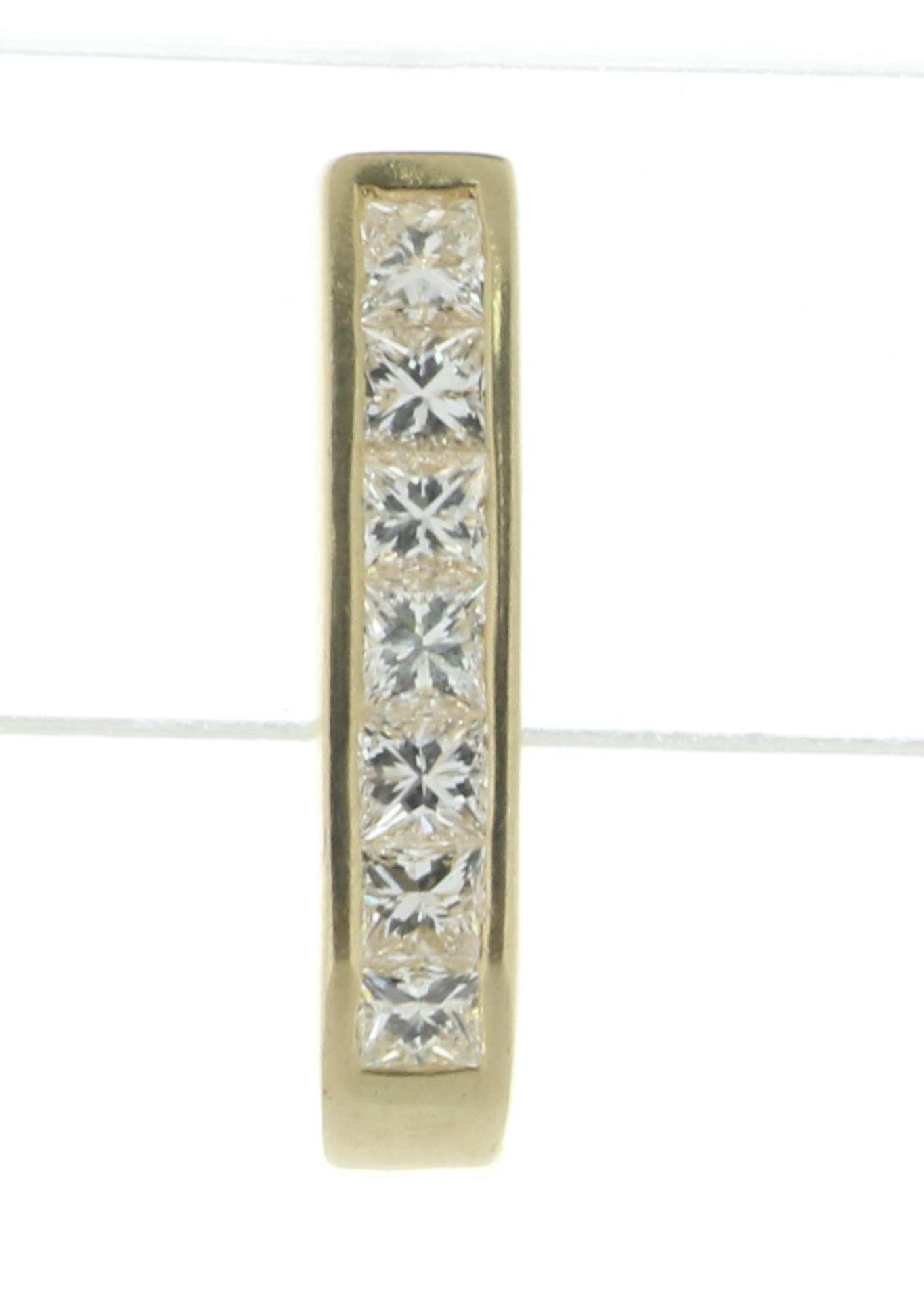18ct Yellow Gold Oval Hoop Diamond Earring 0.80 Carats - Valued By AGI £3,880.00 - Each of these - Image 5 of 8