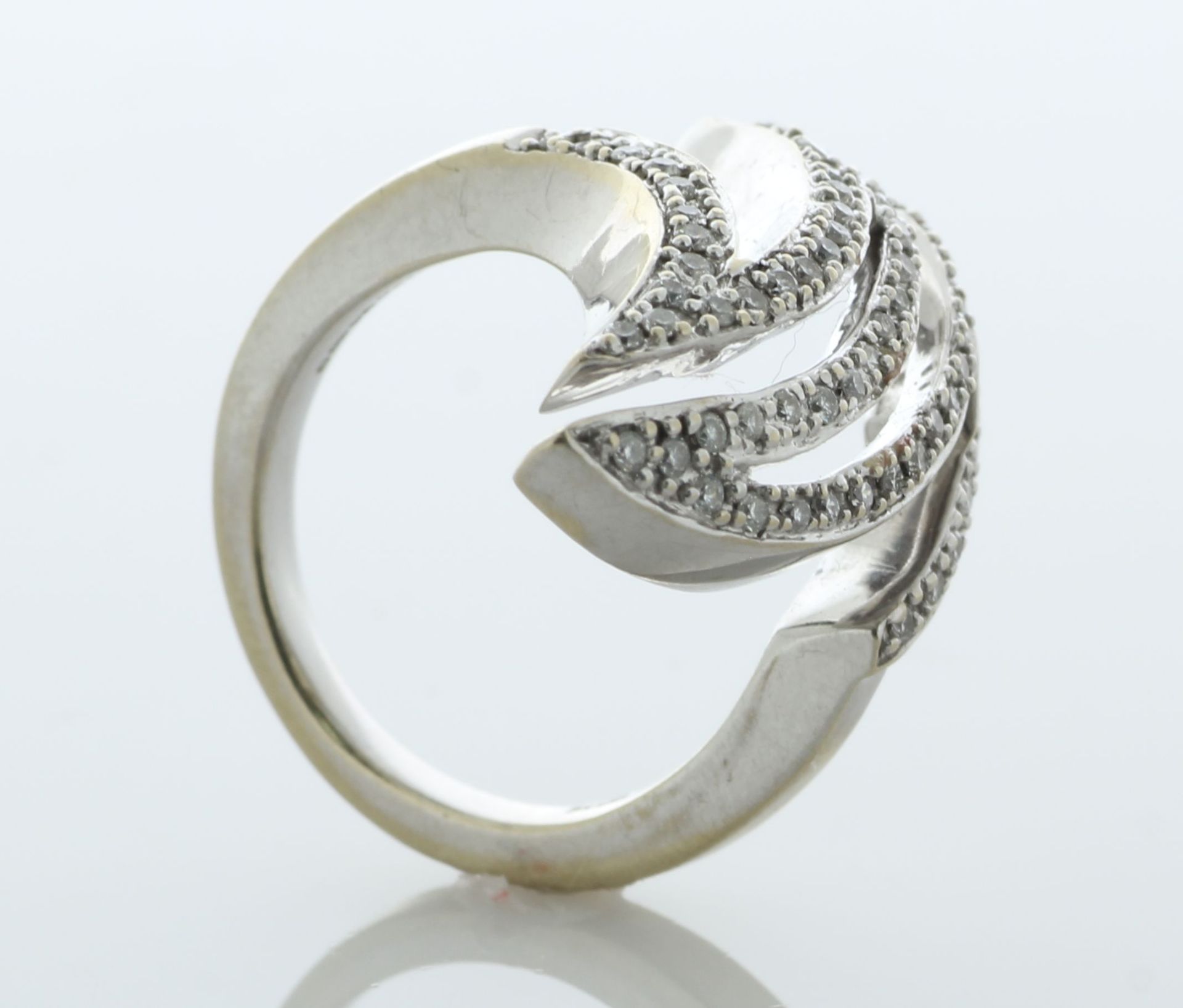 18ct White Gold Diamond Lightening Scribble Ring 1.00 Carats - Valued By AGI £3,995.00 - This - Image 2 of 6